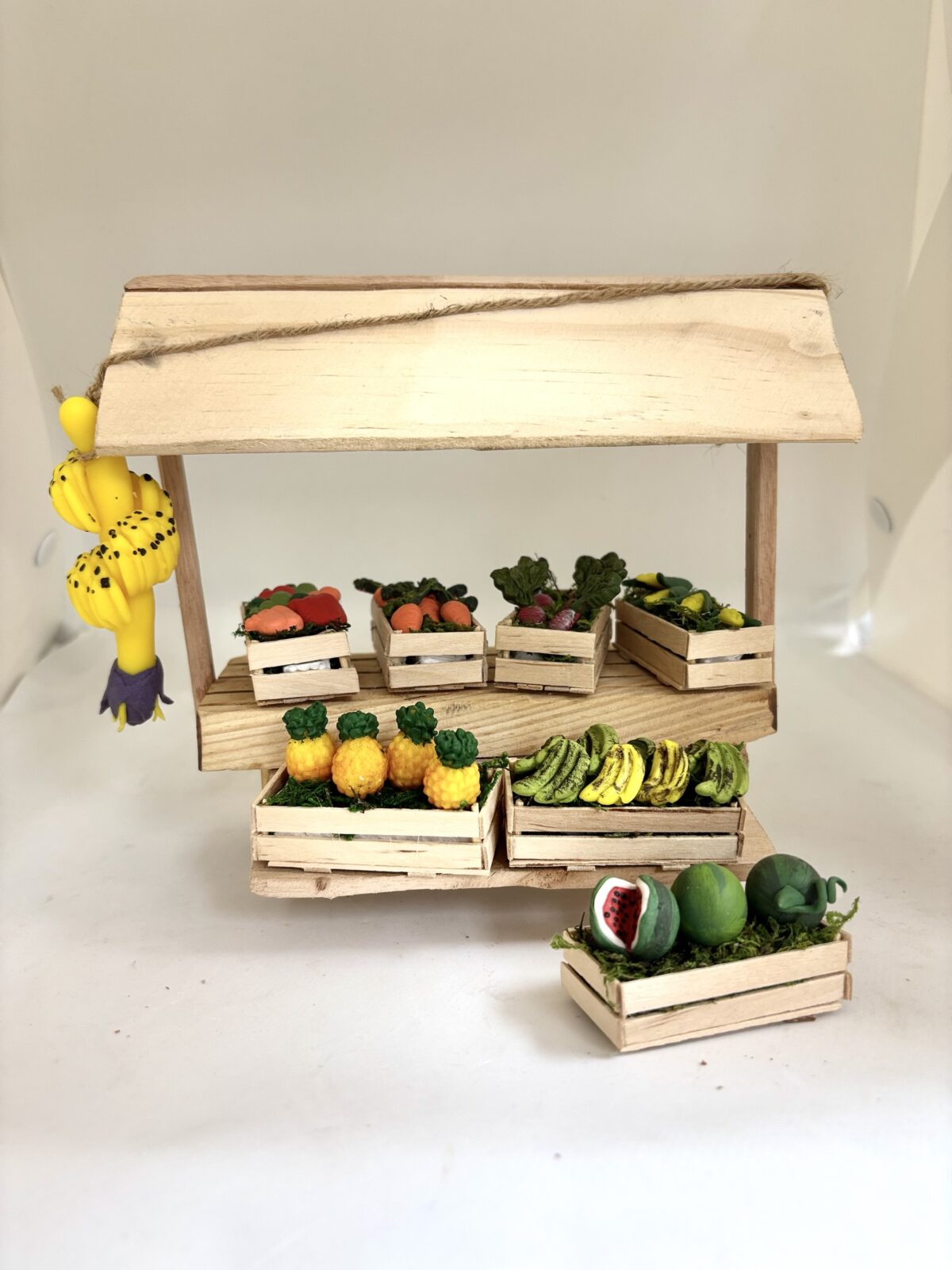 Puesto de vegetales y verduras