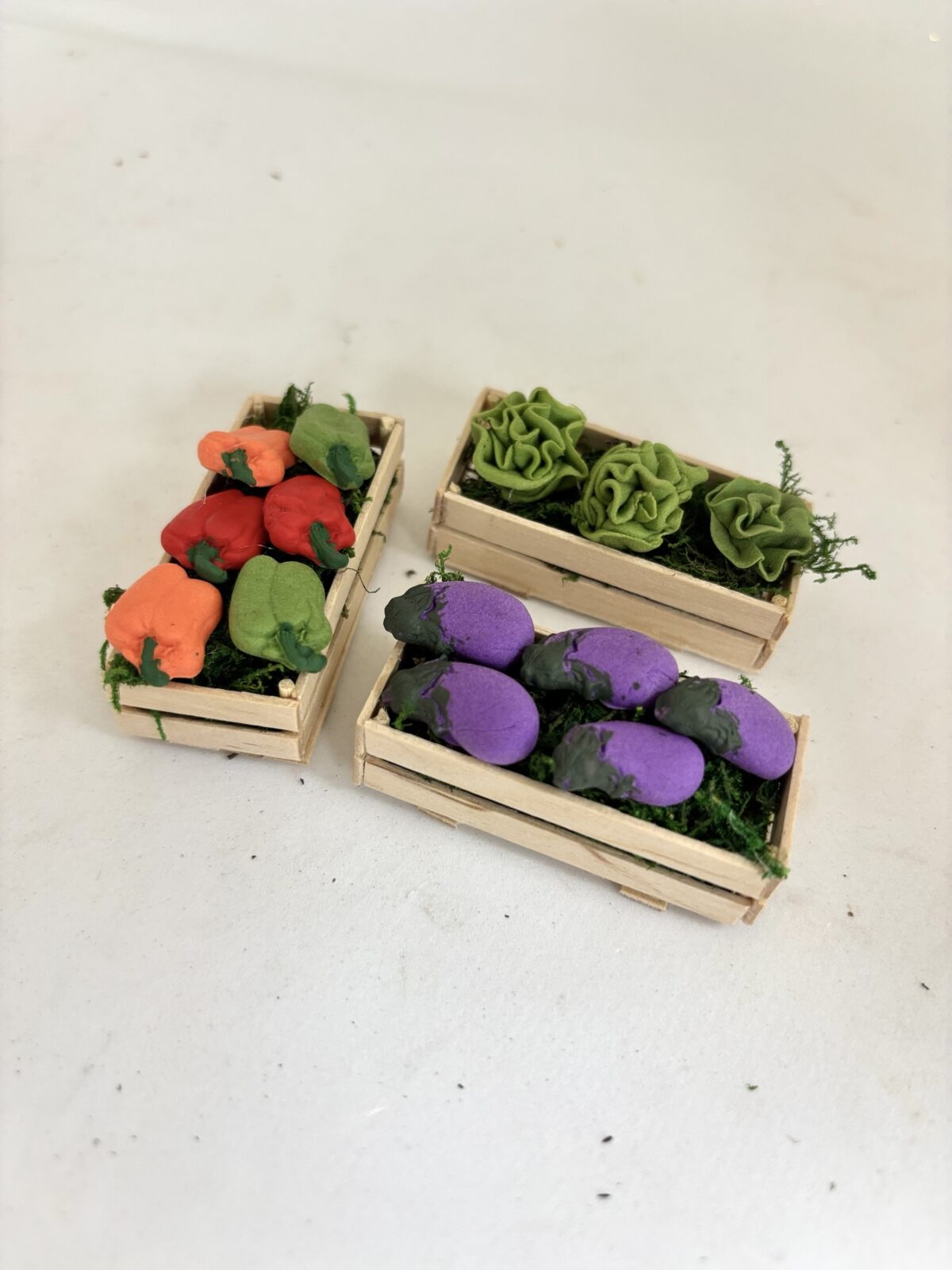3 cajas de frutas o vegetales - Imagen 2